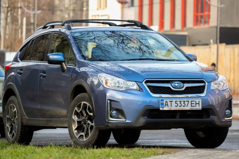 A Subaru Crosstrek car